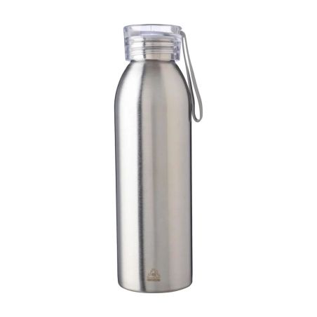Botella acero reciclado 650 ml con correa