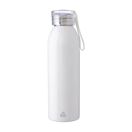 Botella acero reciclado 650 ml con correa