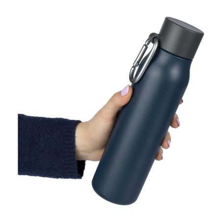 Botella termo de acero inox reciclado 600 ml 6h/9h
