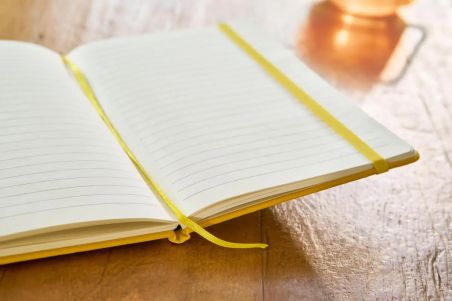 Cuaderno A5 de RPET PU con tapa dura