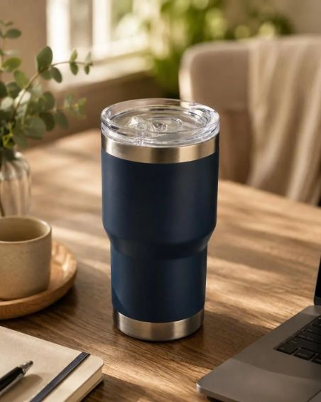 Vaso termo inox reciclado 350 ml cerámico RCS caja