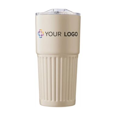 Vaso termo acero reciclado 500 ml con asa