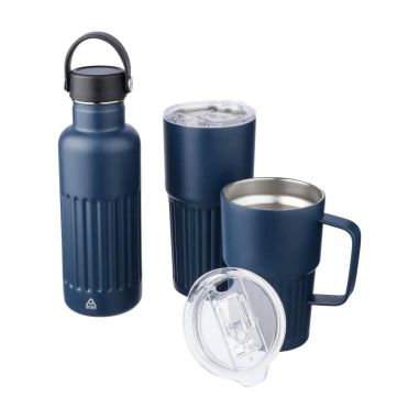 Vaso termo acero reciclado 500 ml con asa