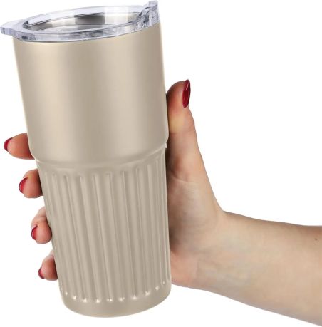 Vaso termo acero reciclado 500 ml con asa