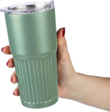 Vaso termo acero reciclado 500 ml con asa