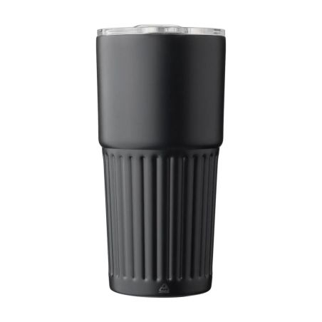 Vaso termo acero reciclado 500 ml con asa