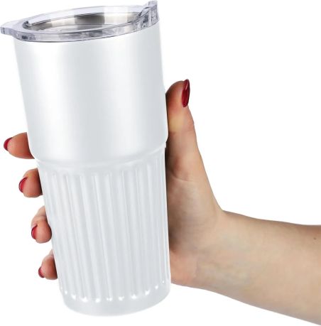 Vaso termo acero reciclado 500 ml con asa