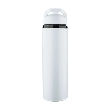 Bidón acero reciclado Zeno 500 ml con pajita