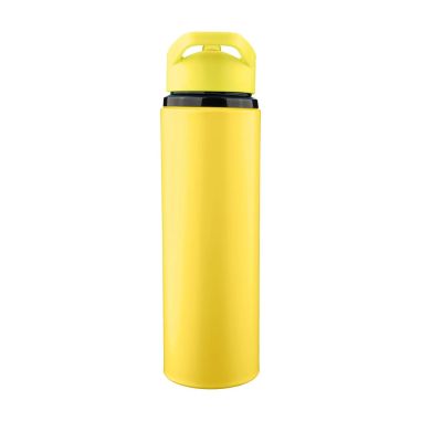 Bidón acero reciclado Zeno 500 ml con pajita
