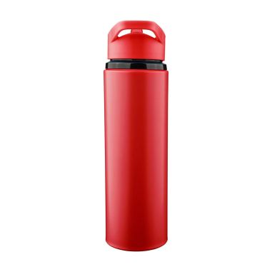 Bidón acero reciclado Zeno 500 ml con pajita