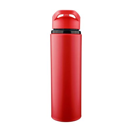 Bidón acero reciclado Zeno 500 ml con pajita
