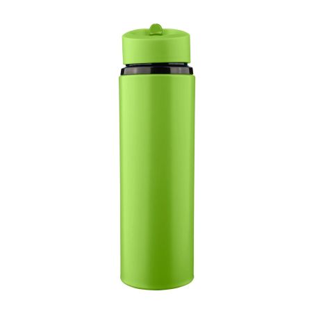 Bidón acero reciclado Zeno 500 ml con pajita