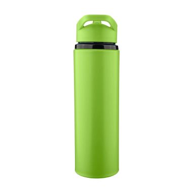 Bidón acero reciclado Zeno 500 ml con pajita