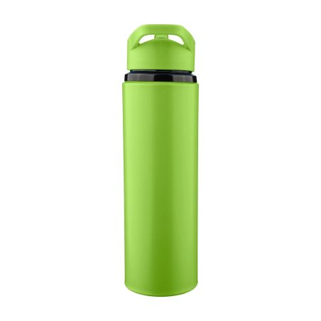 Bidón acero reciclado Zeno 500 ml con pajita
