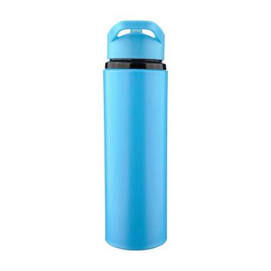 Bidón acero reciclado Zeno 500 ml con pajita