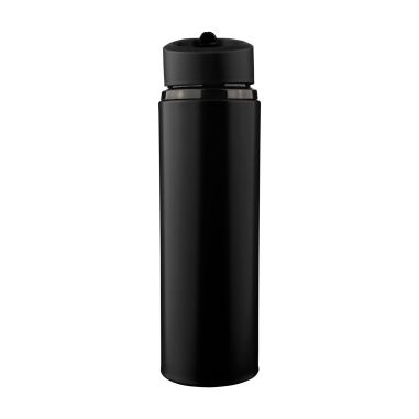 Bidón acero reciclado Zeno 500 ml con pajita