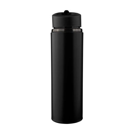Bidón acero reciclado Zeno 500 ml con pajita