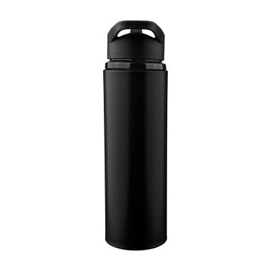Bidón acero reciclado Zeno 500 ml con pajita