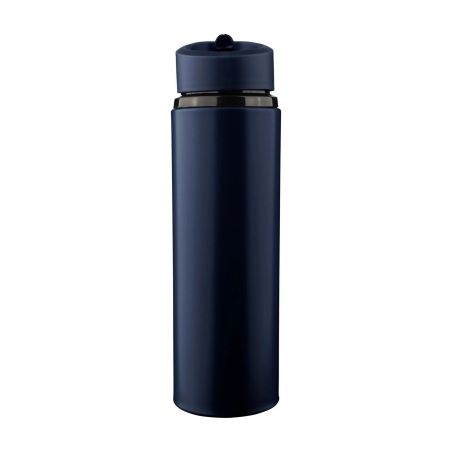 Bidón acero reciclado Zeno 500 ml con pajita