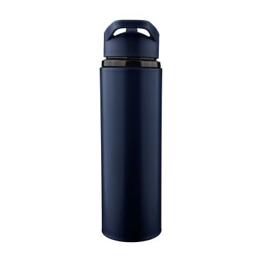 Bidón acero reciclado Zeno 500 ml con pajita