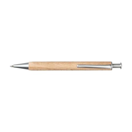Bolígrafo madera haya latón Dokumental metal 14 cm