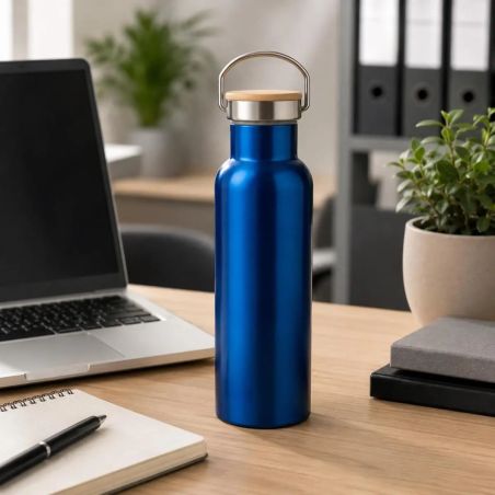 Botella termo acero 304 500 ml con asa