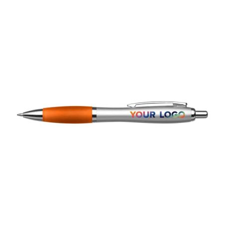 Bolígrafo ABS reciclado GRS grip goma tinta azul REACH
