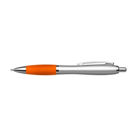 Bolígrafo ABS reciclado GRS grip goma tinta azul REACH