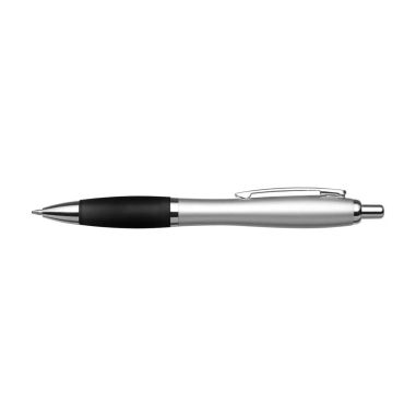 Bolígrafo ABS reciclado GRS grip goma tinta azul REACH