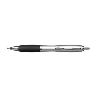 Bolígrafo ABS reciclado GRS grip goma tinta azul REACH