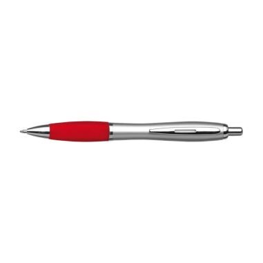 Bolígrafo ABS reciclado GRS grip goma tinta azul REACH