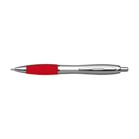 Bolígrafo ABS reciclado GRS grip goma tinta azul REACH
