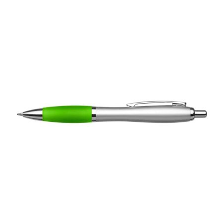 Bolígrafo ABS reciclado GRS grip goma tinta azul REACH