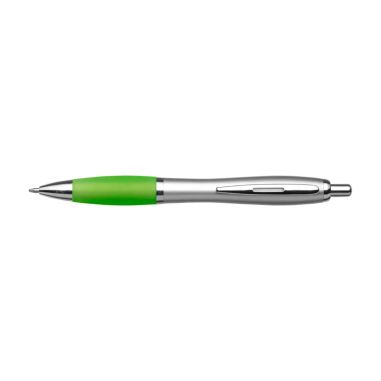 Bolígrafo ABS reciclado GRS grip goma tinta azul REACH