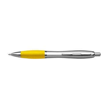 Bolígrafo ABS reciclado GRS grip goma tinta azul REACH