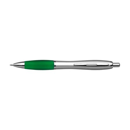 Bolígrafo ABS reciclado GRS grip goma tinta azul REACH