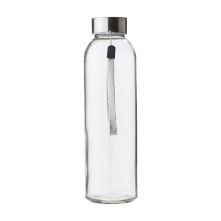 Botella de vidrio Nika de 500 ml con funda de neopreno