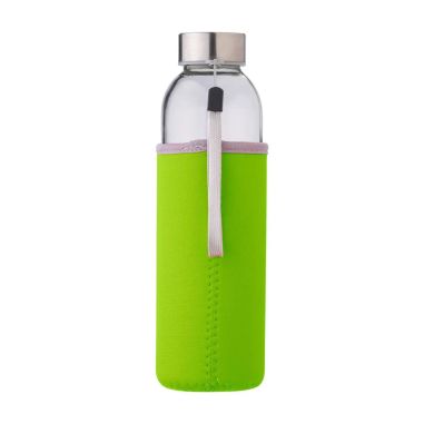 Botella de vidrio Nika de 500 ml con funda de neopreno