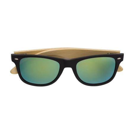 Gafas de sol UV400 patillas bambú montura metal