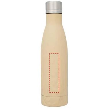 Bidón cobre 500 ml diseño madera
