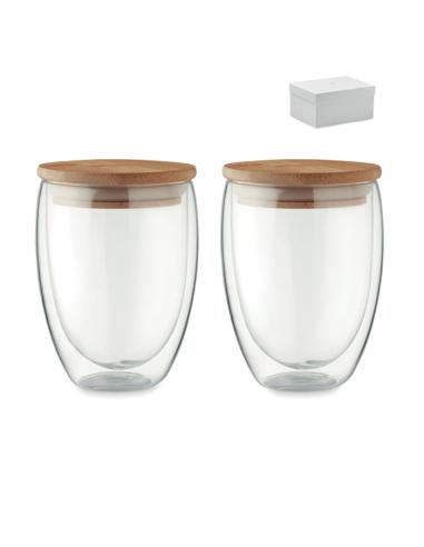 Juego 2 vasos 350 ml en caja