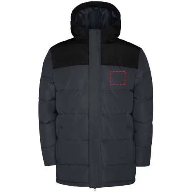 Chaqueta acolchada infantil con capucha fija