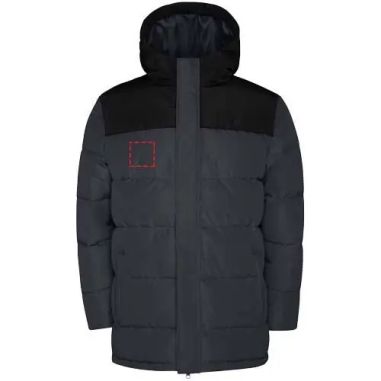 Chaqueta acolchada infantil con capucha fija