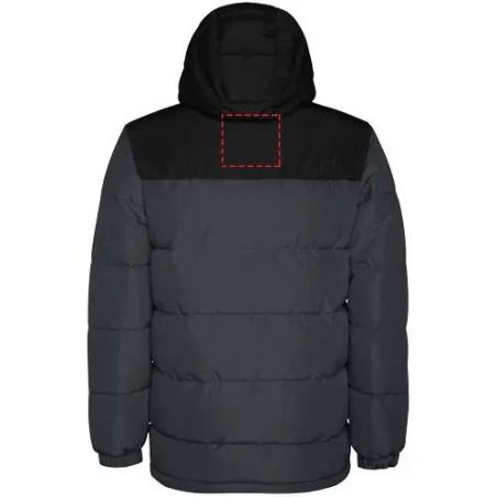 Chaqueta acolchada infantil con capucha fija