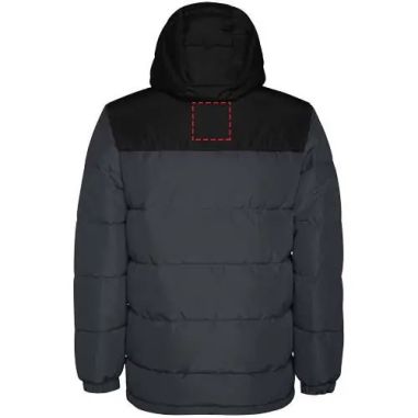 Chaqueta acolchada infantil con capucha fija