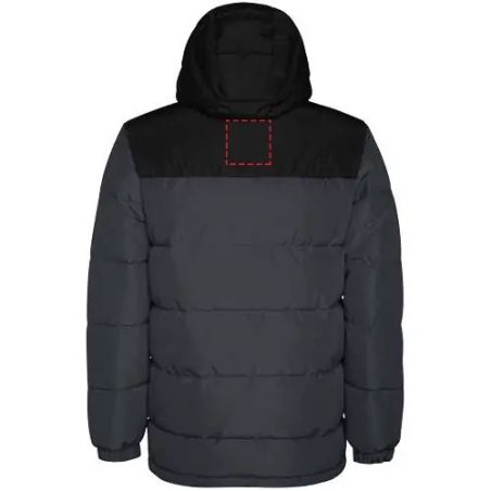 Chaqueta acolchada infantil con capucha fija