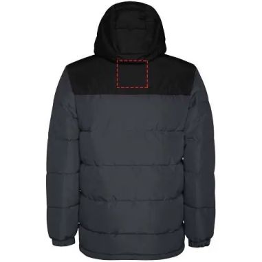 Chaqueta acolchada infantil con capucha fija