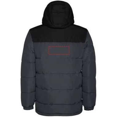 Chaqueta acolchada infantil con capucha fija