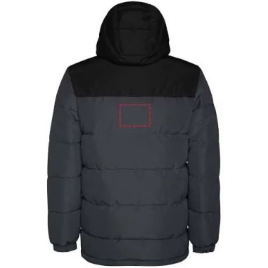 Chaqueta acolchada infantil con capucha fija