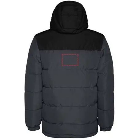 Chaqueta acolchada infantil con capucha fija